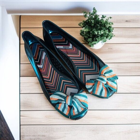 MISSONI Rubber Ballet Flats - Picture 1 of 10